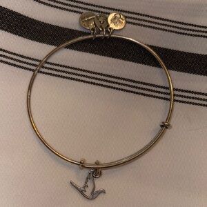 Alex & Ani Bangle, Bird In Flight Charm